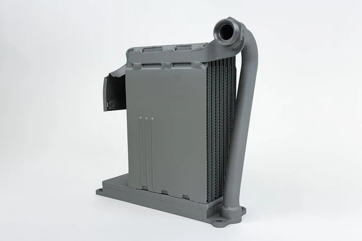 Porsche 914-6 OEM+/High-Performance Engine Oil Cooler Front View