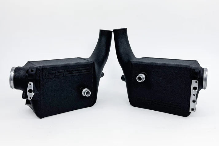 BMW G9X M5 High-Performance Charge-Air-Coolers Front View Black