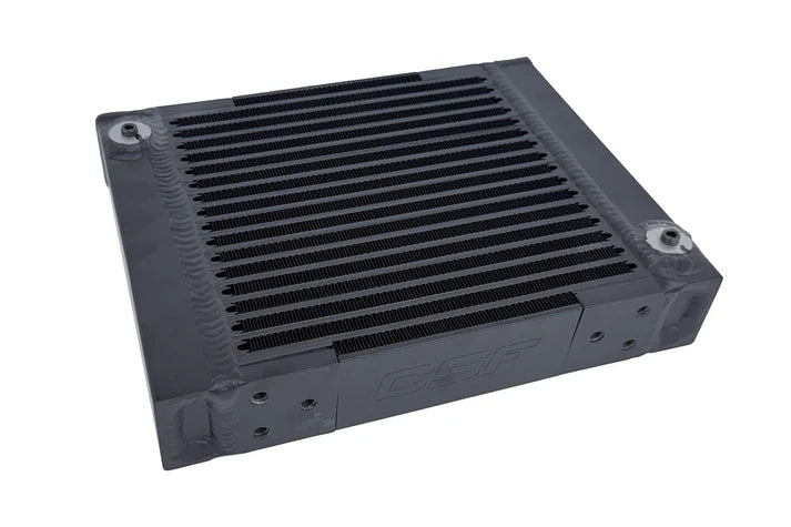 CSF Universal Large Single-Pass Oil Cooler - M22 x 1.5 - 12.0L x 9.33H x 2.16W