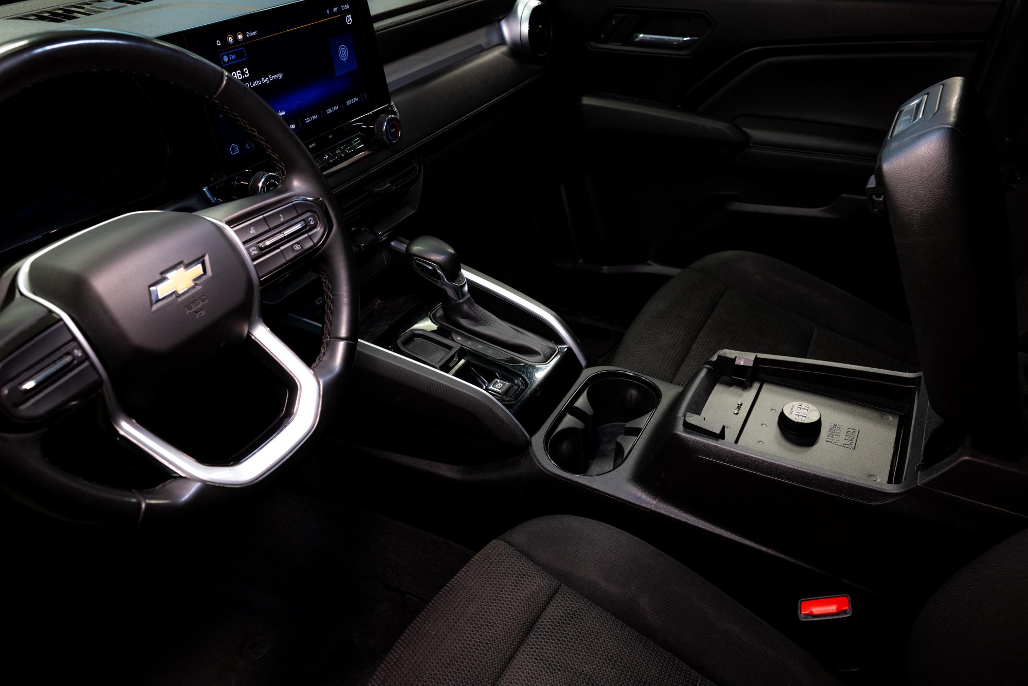 GMC Canyon, Chevrolet Colorado | Console Safe | 2023-2025 Front View