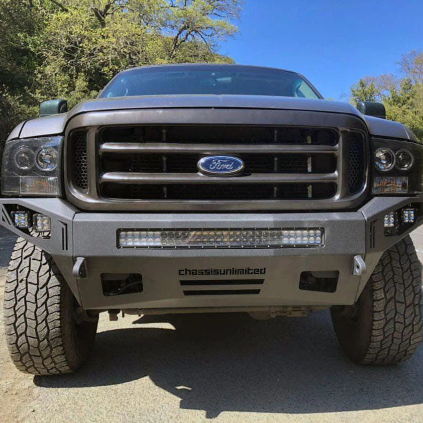 1999-2004 FORD SUPERDUTY F250/F350 OCTANE FRONT BUMPER Front View