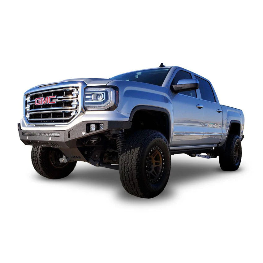 2016-2018 GMC SIERRA 1500 OCTANE FRONT WINCH BUMPER Front View