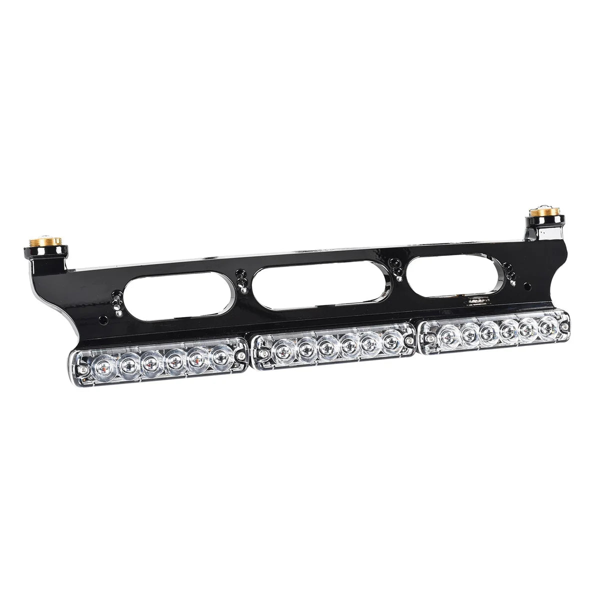 Third Brake Light DUAL Antenna Mount - 2022-2023 Ford Maverick - With Tomar LED Lights Display