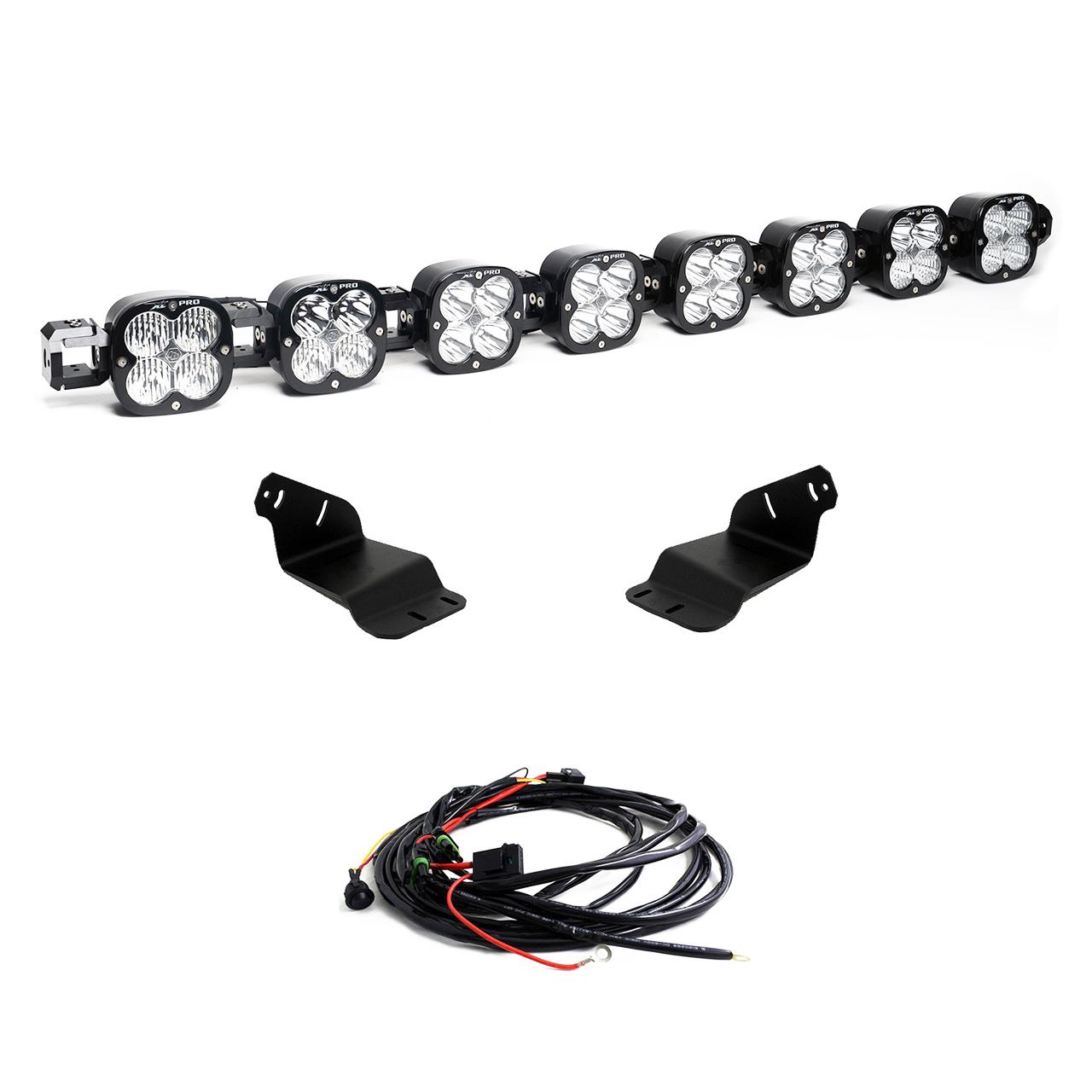 '21-24 Ford Bronco Baja Designs 8 XL Linkable Roof Bar Kit