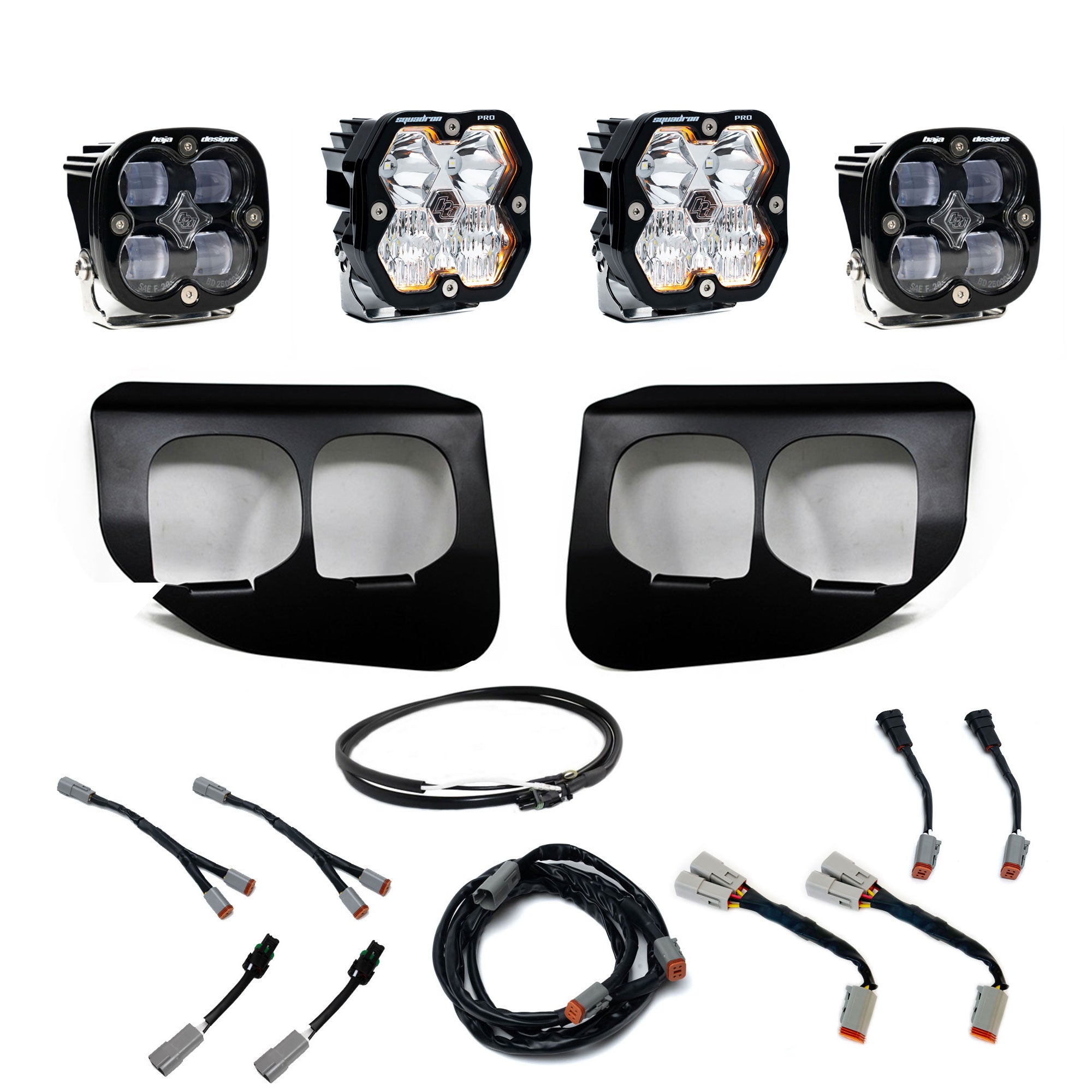 Squadron 2.0 Pro/Squadron SAE Dual Fog Pocket Light Kit - Ford 2020-22 F-250/350 Super Duty