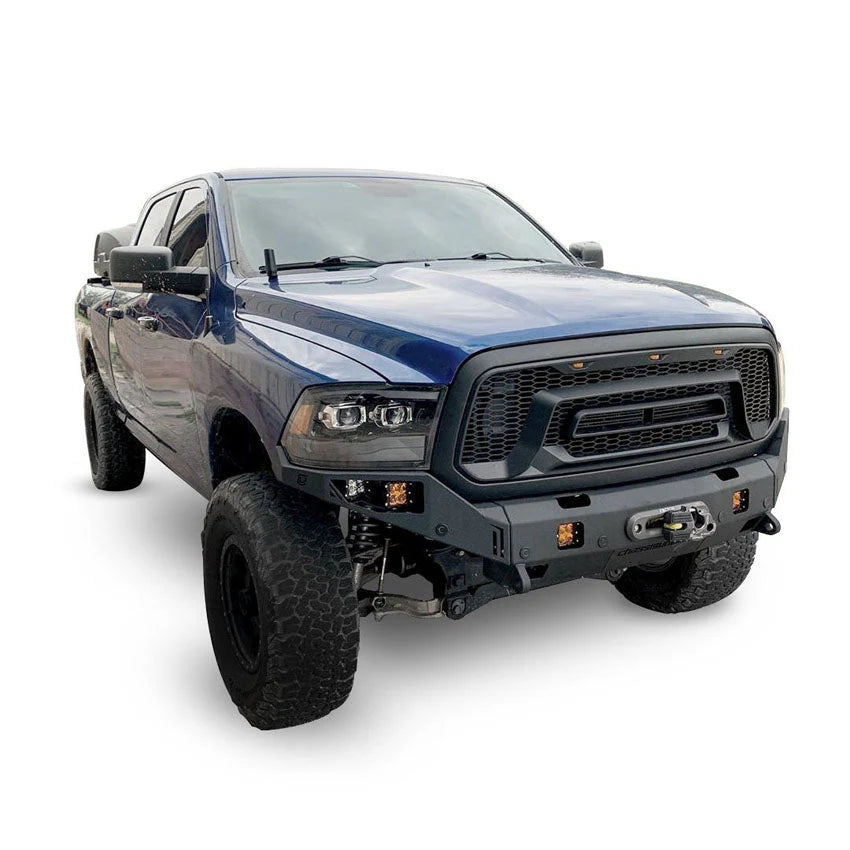 2013-2018 RAM 1500 OCTANE SERIES FRONT WINCH BUMPER Front View