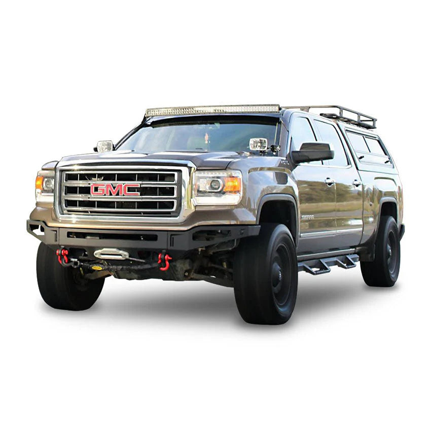 2014-2015 GMC SIERRA 1500 OCTANE FRONT WINCH BUMPER Front View