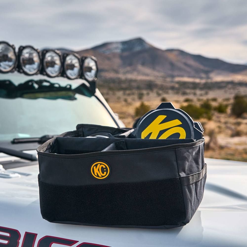 KC HiLites Cover Keeper Bag Front View