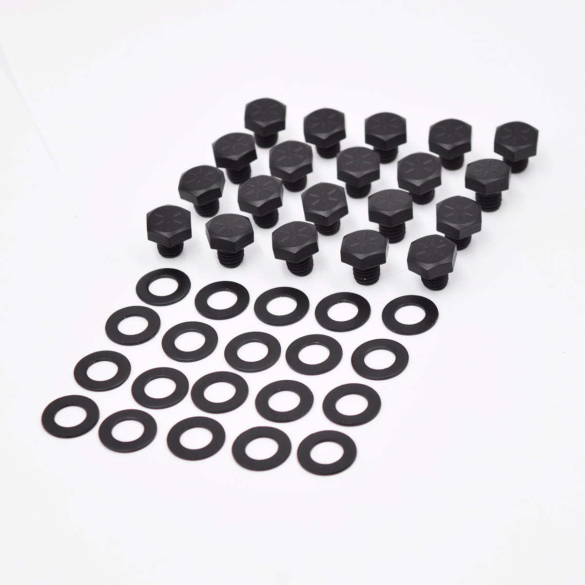 Raceline (SS Bolt & Washer) 24 Pieces Matte Black