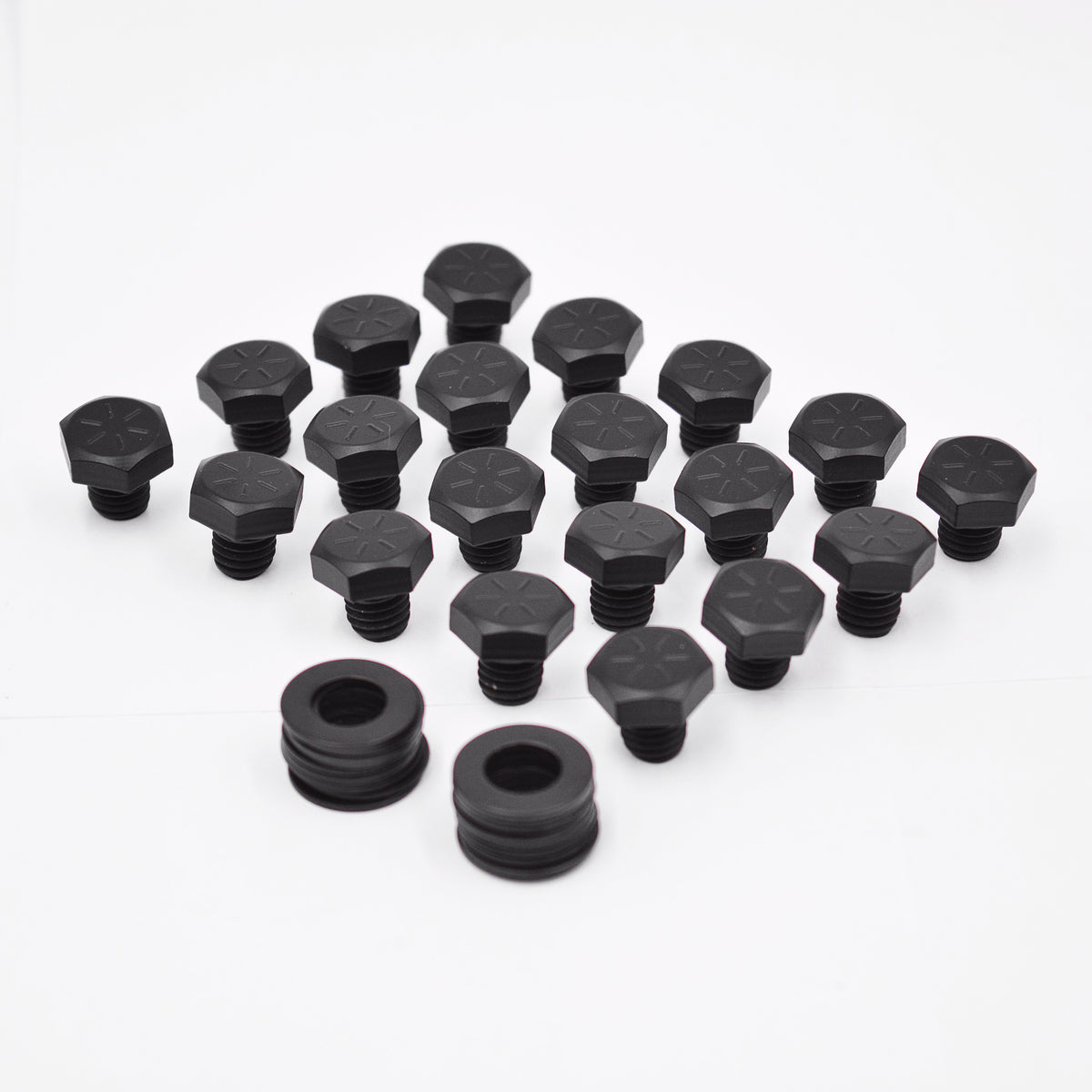 Raceline (SS Bolt & Washer) 24 Pieces Matte Black