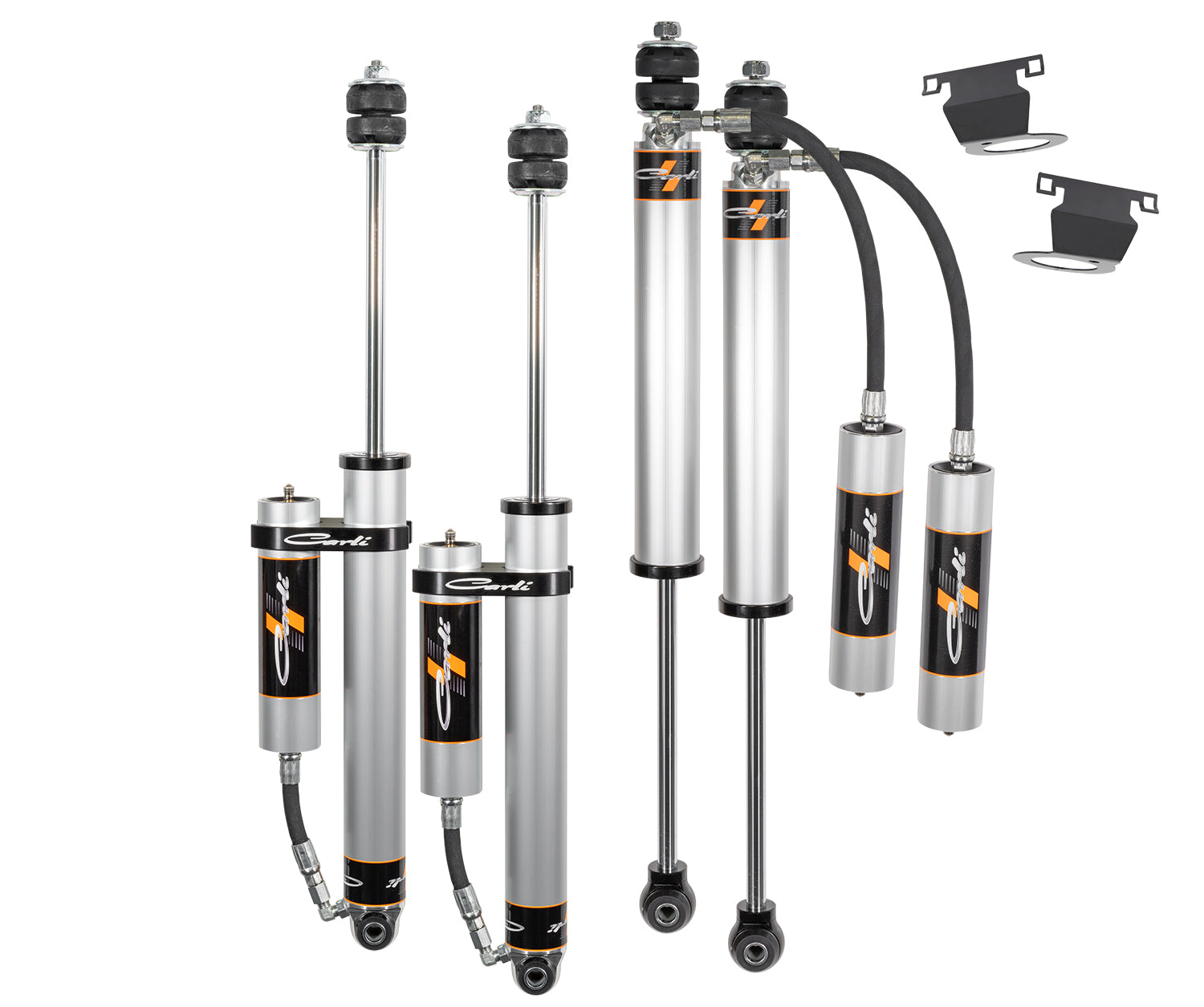 13-18 Diesel 3500 3.25" Carli-SEPC Backcountry System Base Kit Display of Included Parts