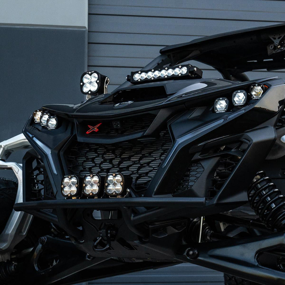Can-Am Maverick R 10" S8 Shock Tower Kit Display on Vehicle
