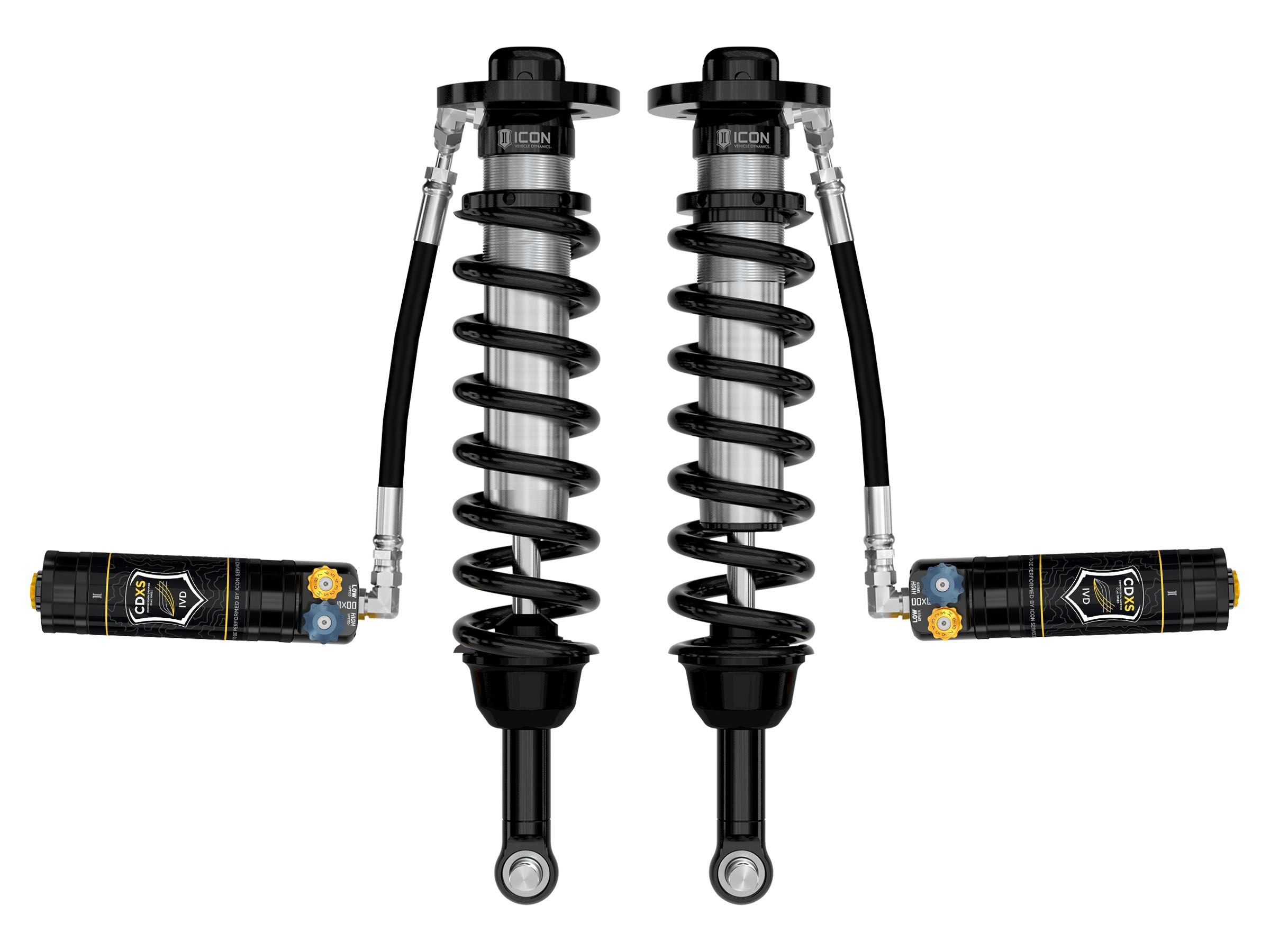 21-24 F150 4WD 3" LIFT 2.5 VS RR CDXS COILOVER KIT Front View