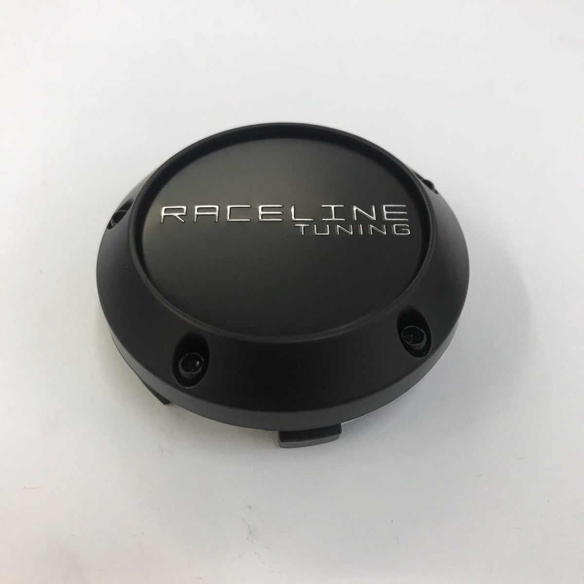 Raceline Evo Black Snap in Cap w/ Black Decal Front View