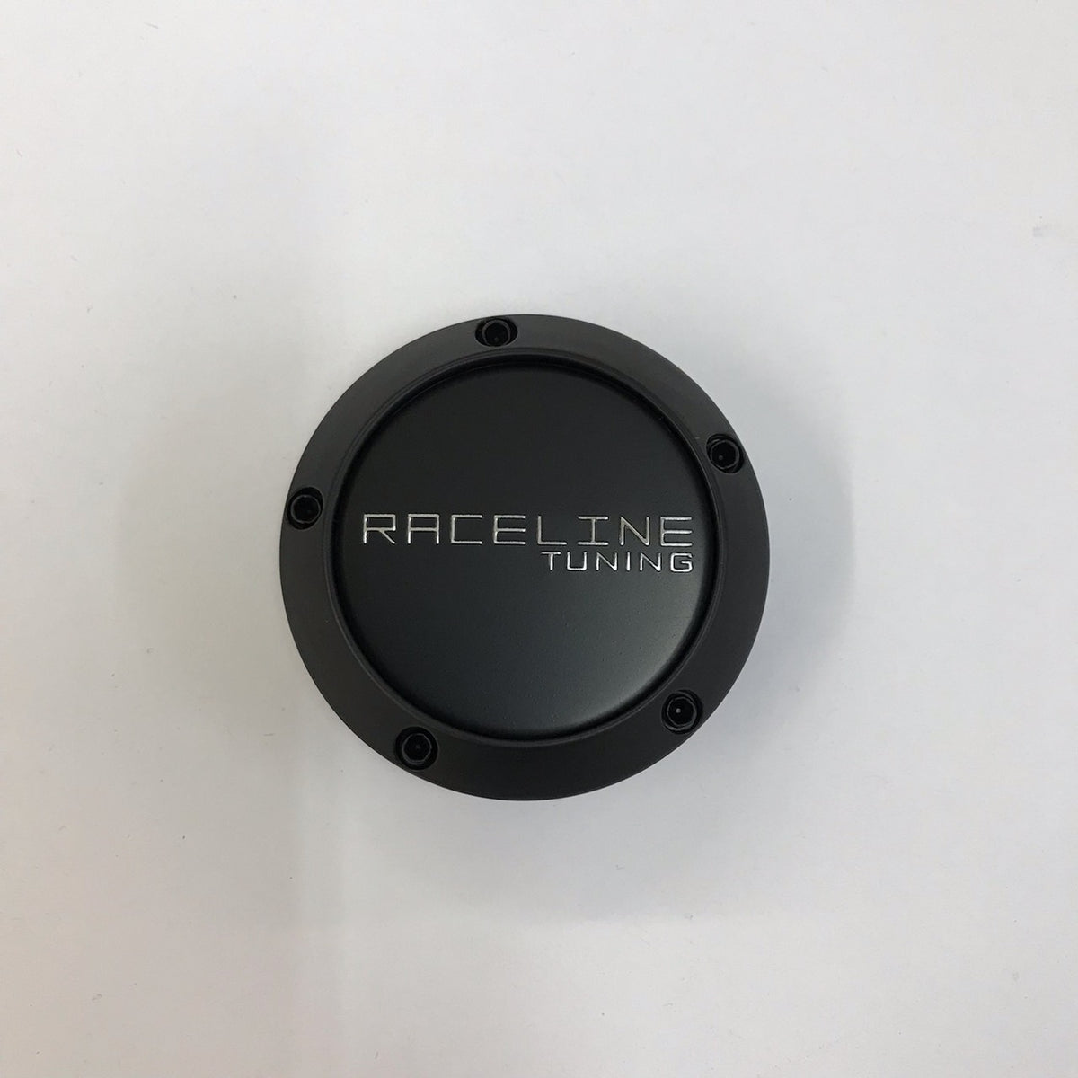 Raceline Evo Black Snap in Cap w/ Black Decal Front View