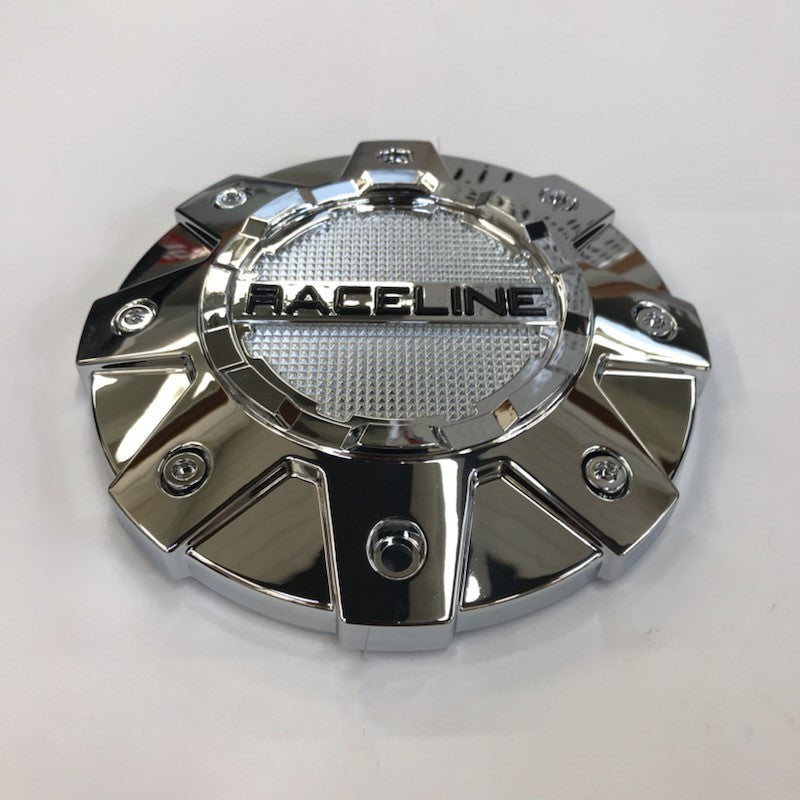 Raceline 930C SHIFT Chrome Cap (Fits 5 Lug Only 17x8/18x8) Front View