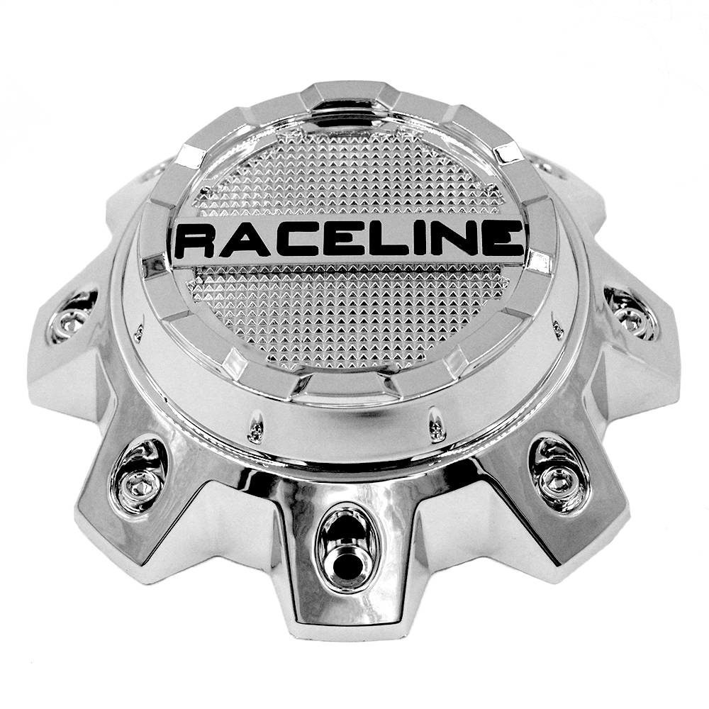 RACELINE 930C SHIFT CHROME 8X180 CAP Front View