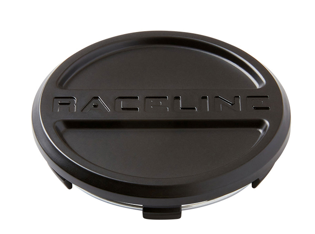 CPR951-12-B RACELINE 951 BLACK CAP 5X127, 6X114.3, 6X120 Front View