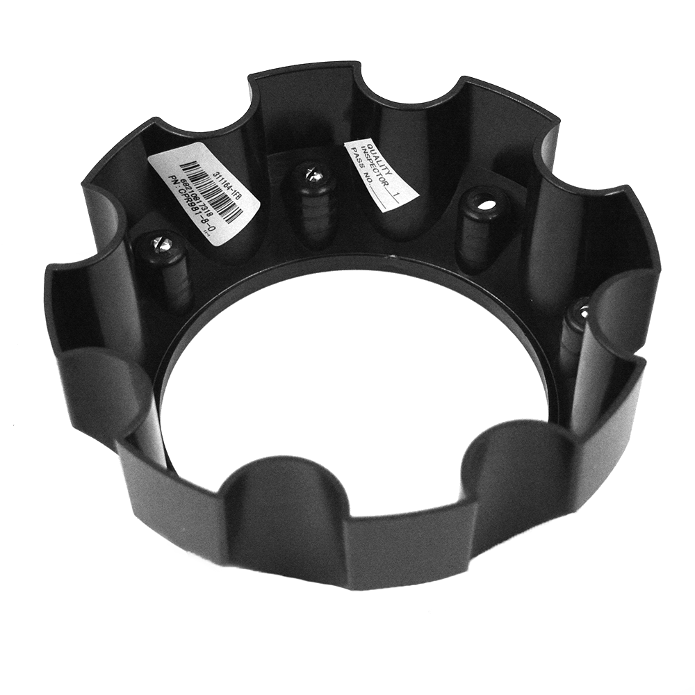 RACELINE RAPTOR CAP OPEN BLACK FOR 8X6.5/8X170 Front View