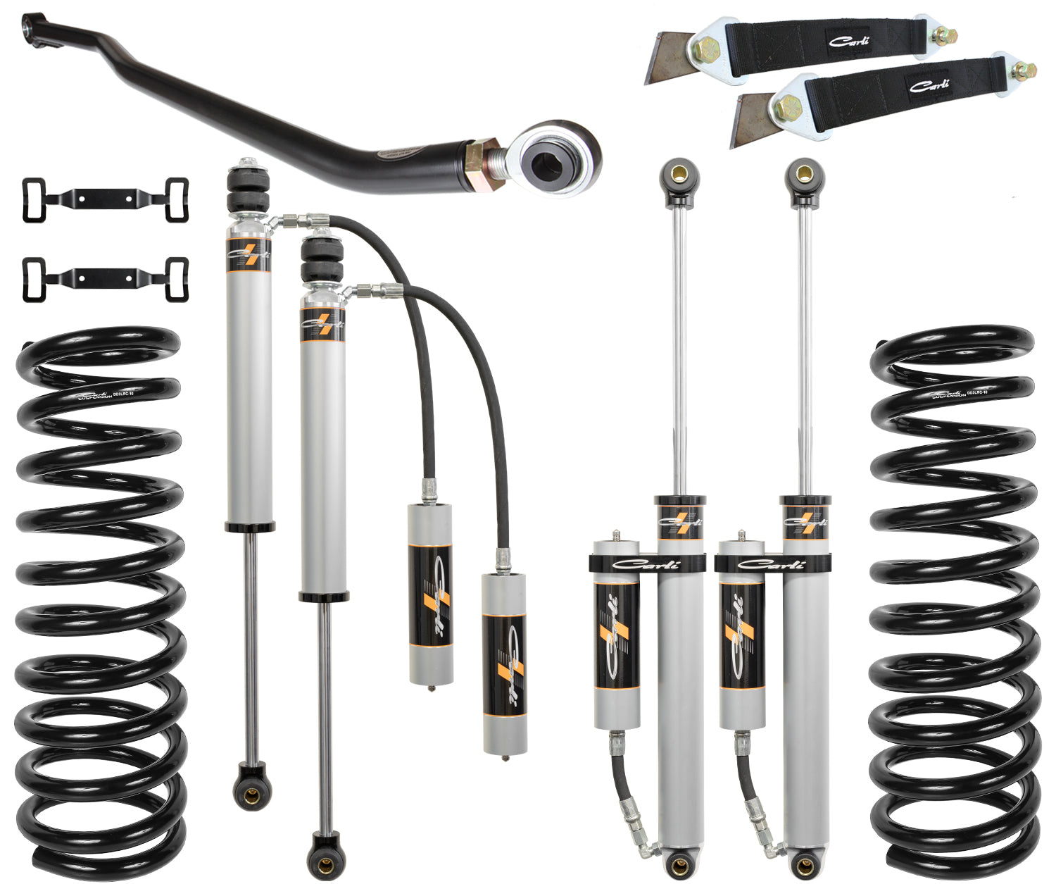 10-13 RAM 2500/3500 4X4 DIESEL 3.0" LIFT BACKCOUNTRY SYSTEM Display of Included Parts