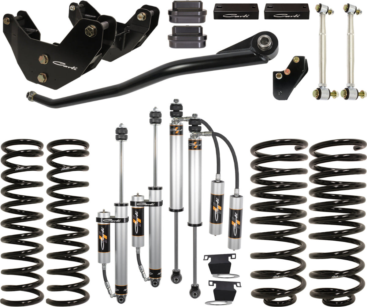 14-24 RAM 2500 4X4 DIESEL CARLI 3.25" LIFT BACKCOUNTRY SYSTEM Display of Included Parts