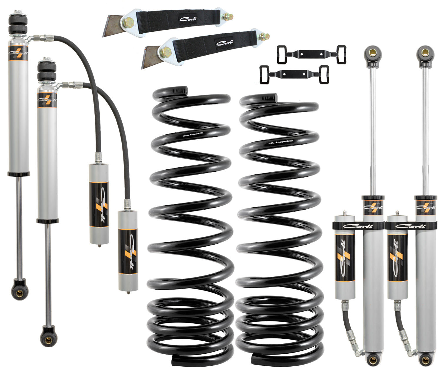 1994-2002 Ram 2500/3500 Backcountry Suspension System Display of Included Parts