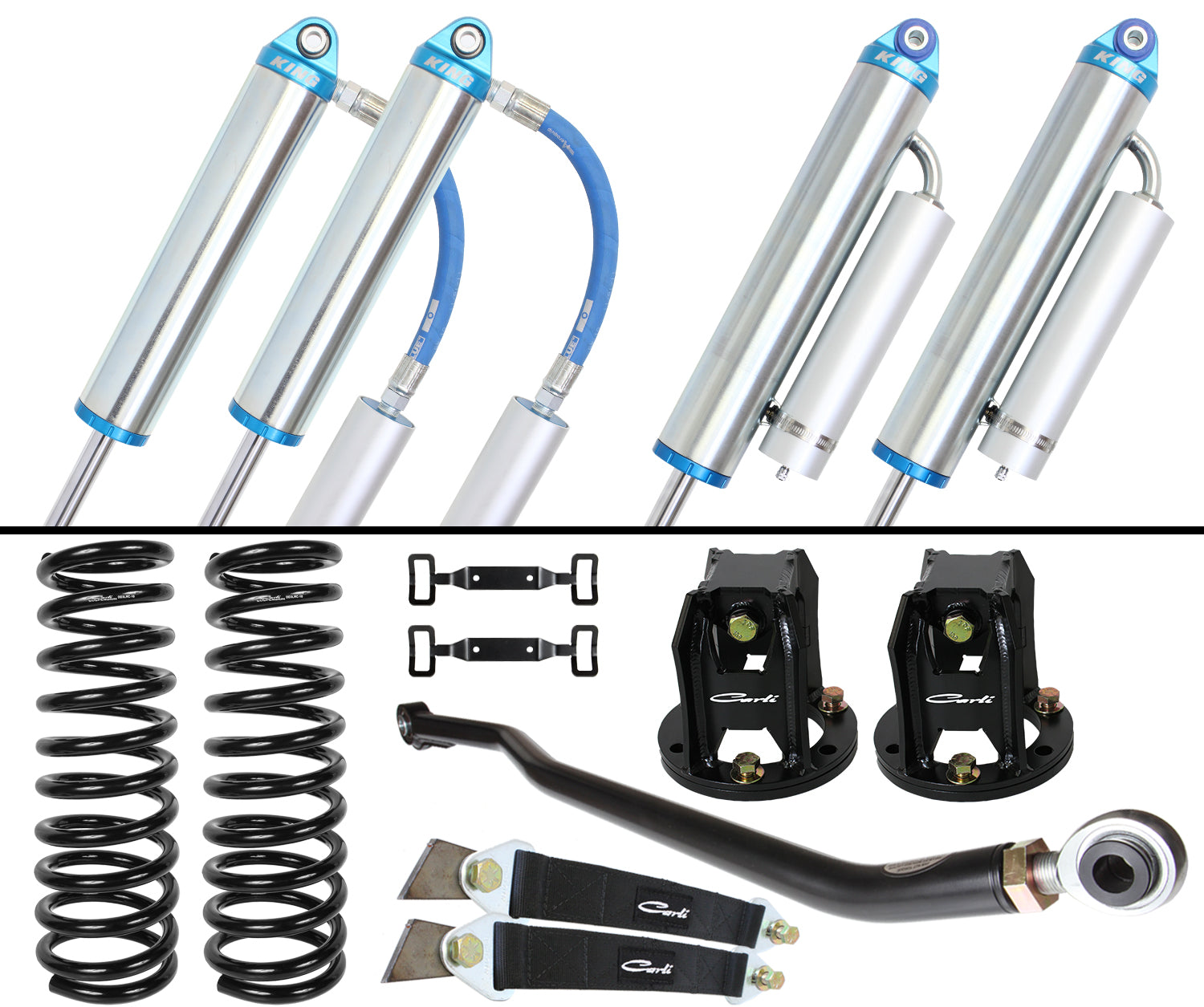 03-13 RAM 2500/3500 4X4 HEMI 3.0" LIFT DOMINATOR SYSTEM Display of Included parts