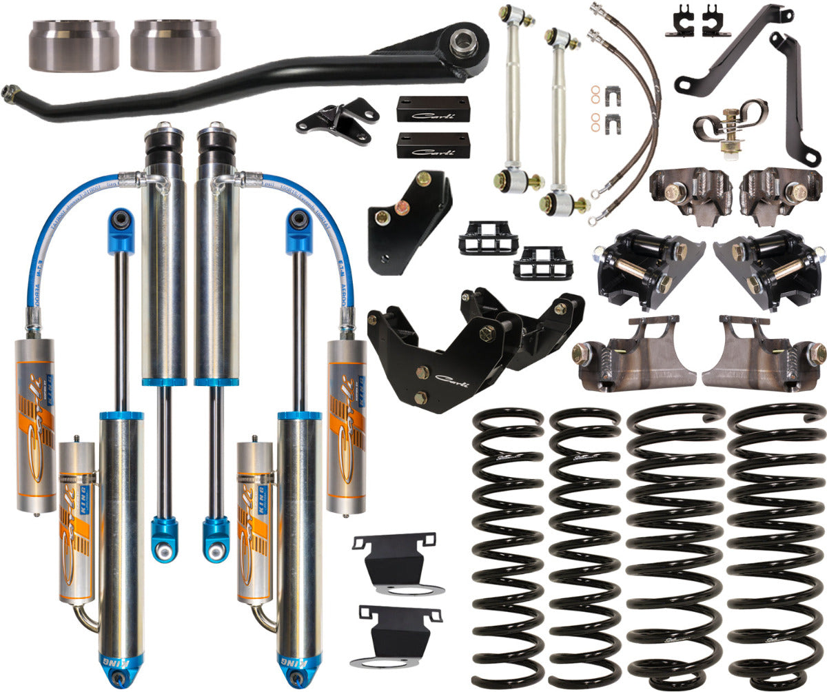 19-24 RAM POWERWAGON 3.0" LIFT DOMINATOR SYSTEM R2 COILS Display of Included Parts