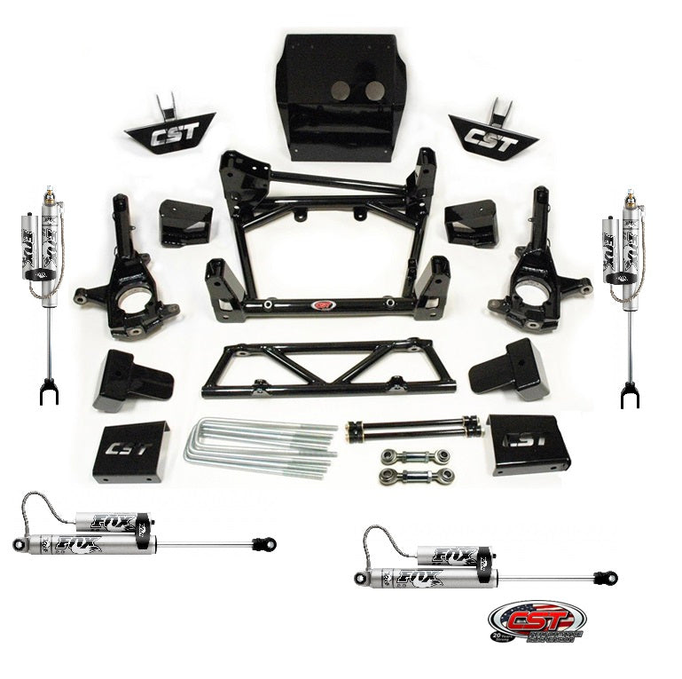 CST 11-19 GM 2500 / 3500 6-8″ Stage 5 Suspension System w/ FOX 2.0 Reservoir Shocks