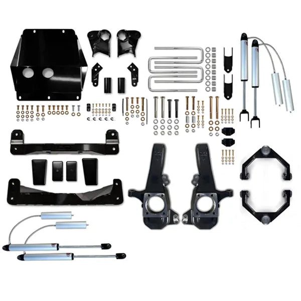 CST 20-25 GM 3500 4″ Stage 6 Suspension System Front View