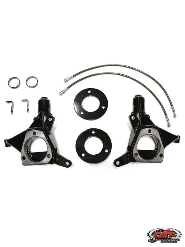 CST 14-18 GM 1500 2wd 3.5-5.5″ Lift Spindle Kit (Stamp. Steel/Cast Alum.)