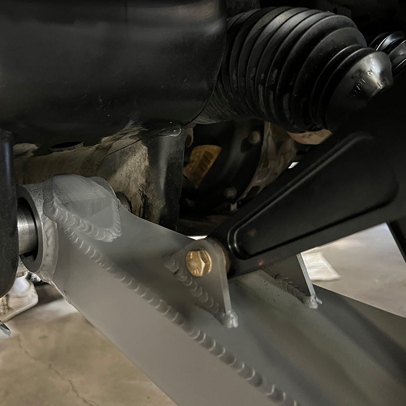 CAMBURG FORD RAPTOR 21-24 PERFORMANCE SLAPPER LOWER CONTROL ARM Close-up Display on Vehicle
