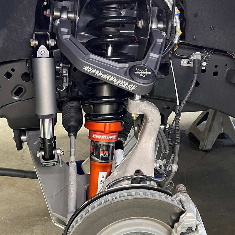 CAMBURG FORD RAPTOR 21-24 PERFORMANCE SLAPPER LOWER CONTROL ARM Display on Vehicle