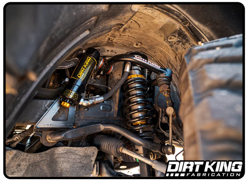 05-23 Tacoma 2.5 Coilovers | DCA Remote Reservoir Close-up Display on vehicle