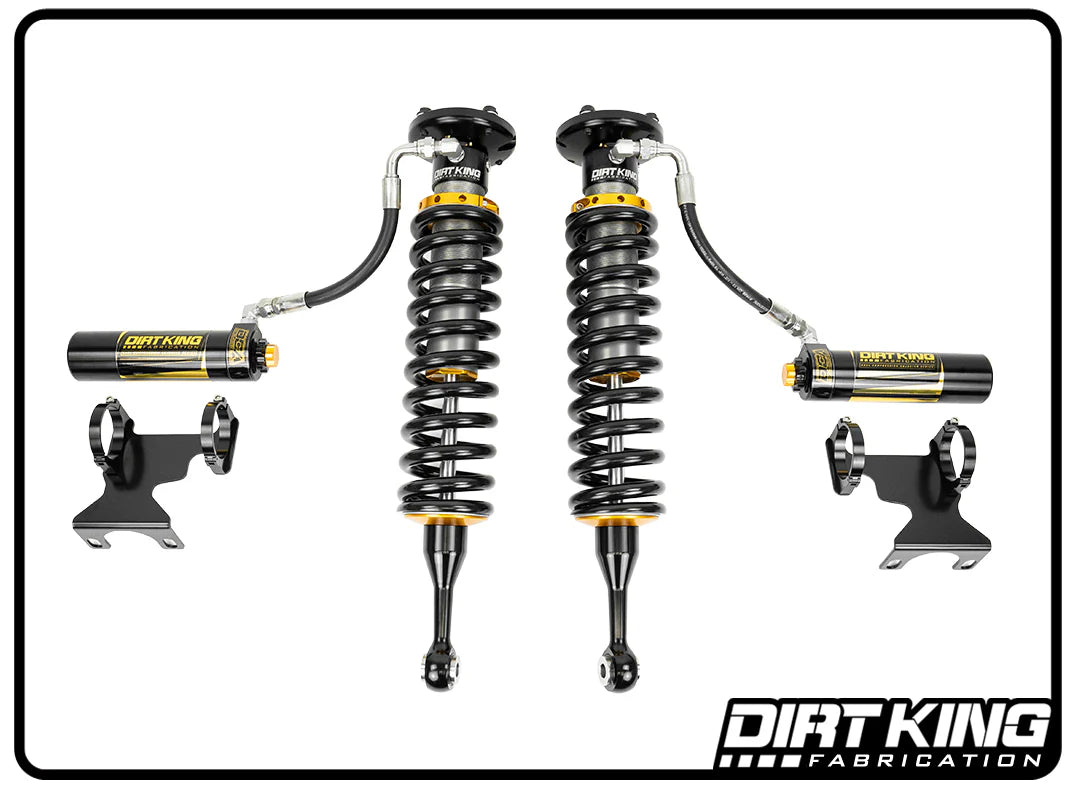 07-21 Tundra 2.5 Coilovers | DCA Remote Reservoir Front View