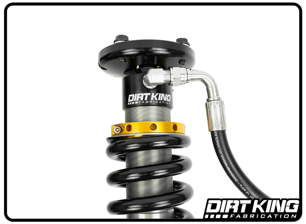 07-21 Tundra 2.5 Coilovers | DCA Remote Reservoir Front View
