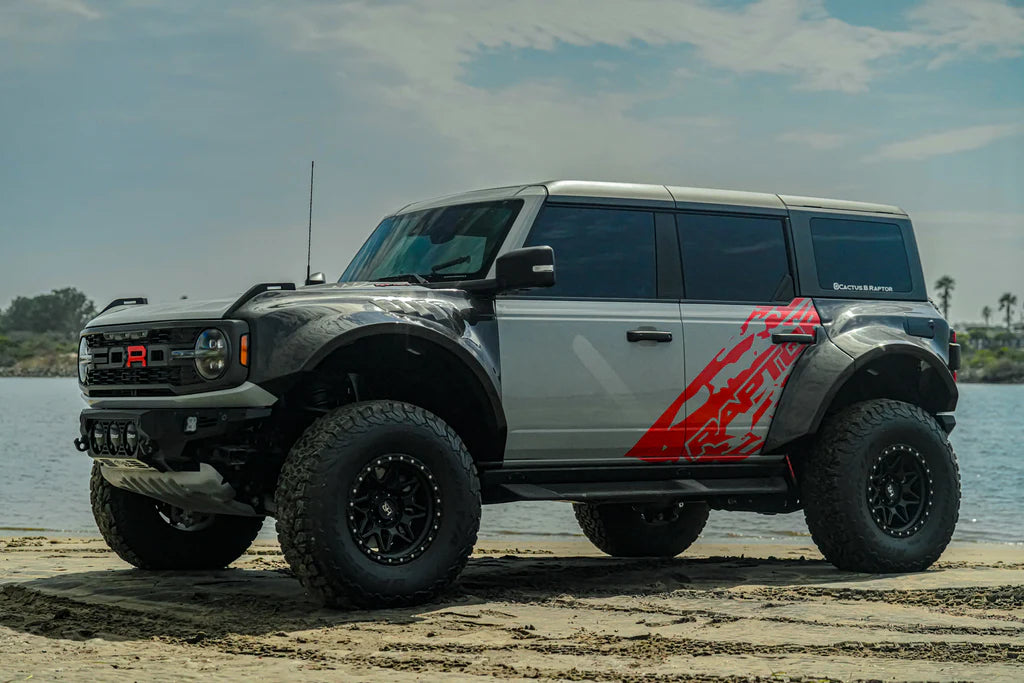 2022-2023 Ford Bronco Raptor "Bedsides" Display on Vehicle