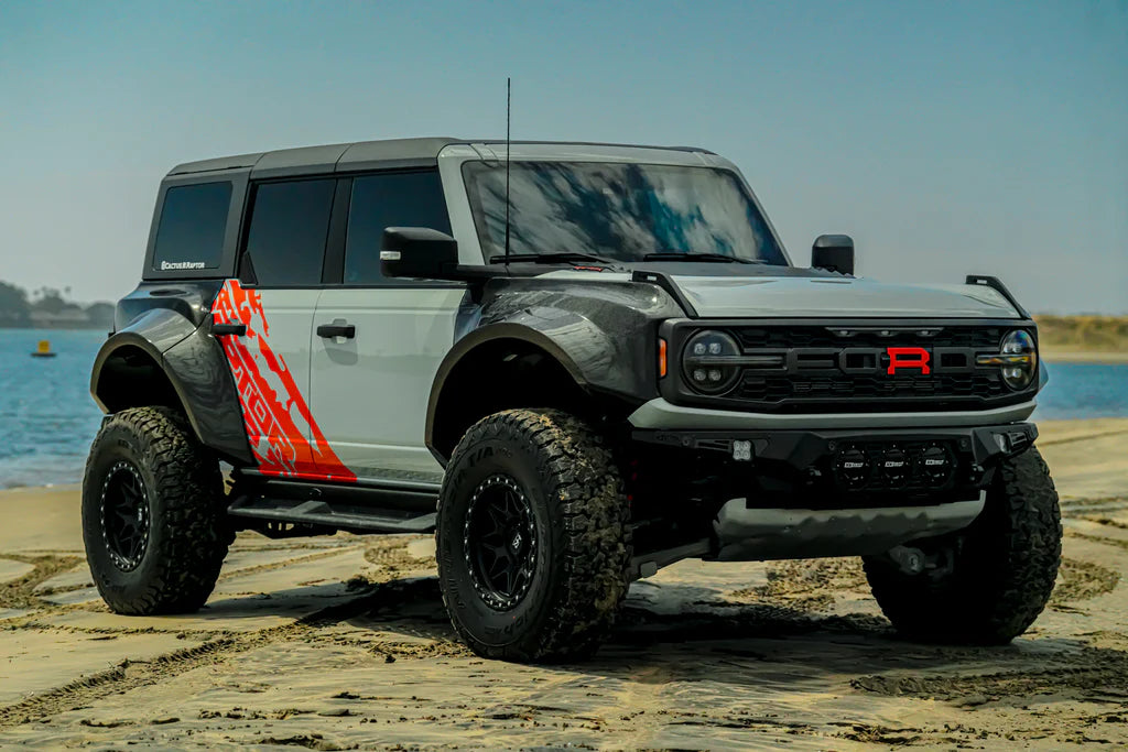 2022-2023 Ford Bronco Raptor "Bedsides" Display on vehicle