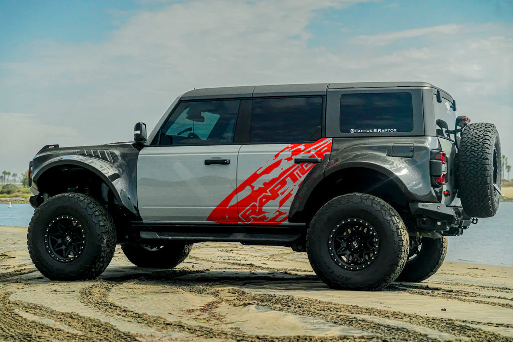 2022-2023 Ford Bronco Raptor "Bedsides" Display on Vehicle