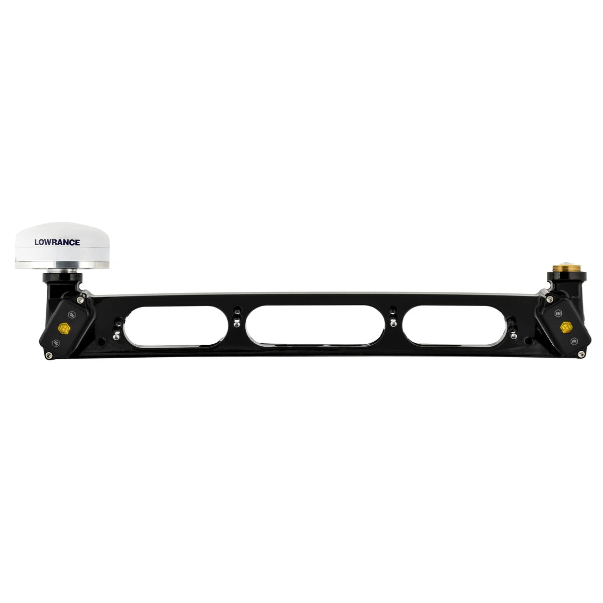 Third Brake Light Dual Antenna Mount - With LED Lights and Lowrance Point 1 GPS Antenna - 2017 - 2026 Raptor
