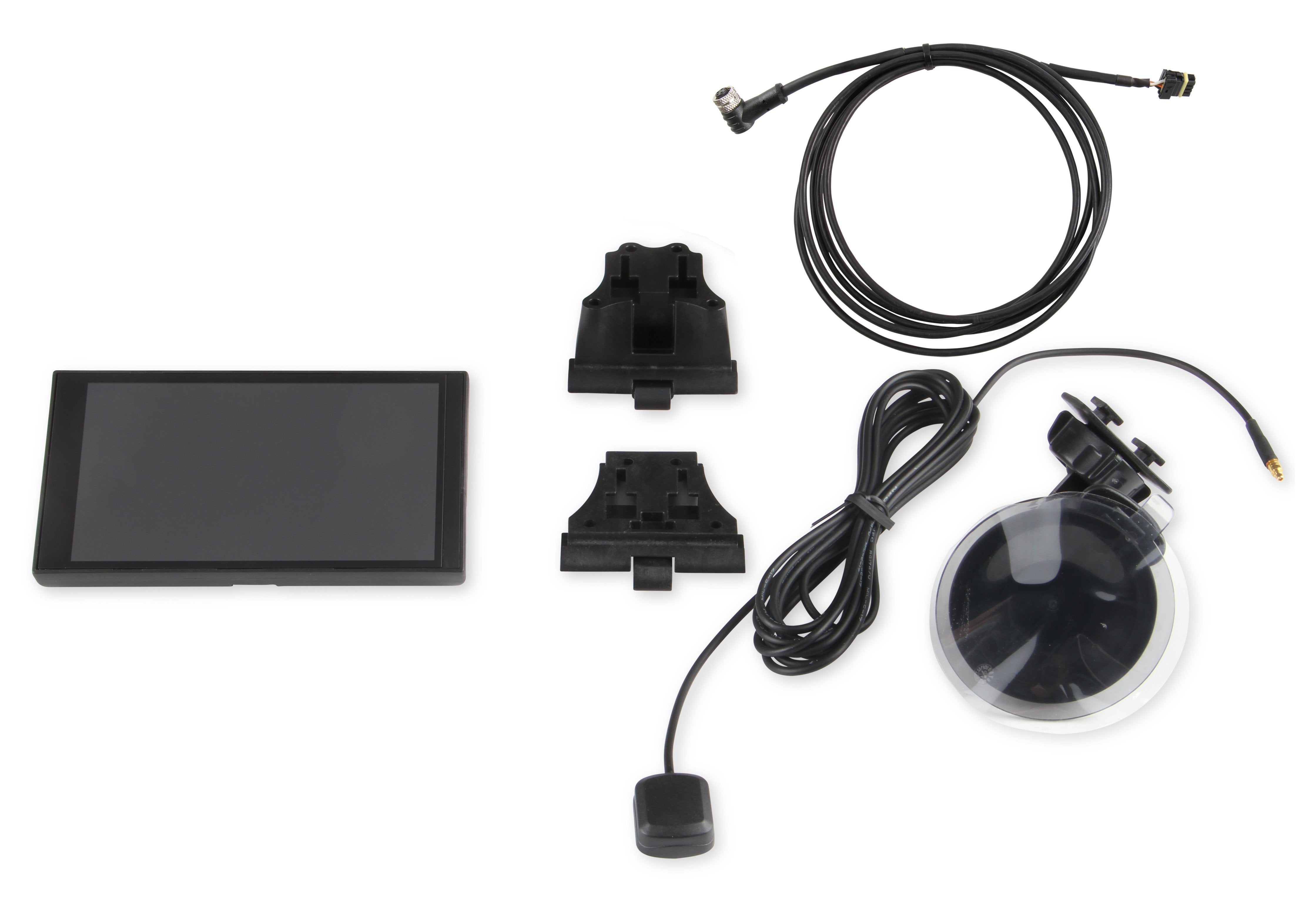 Holley EFI 5-inch Digital Dash Display of Included parts