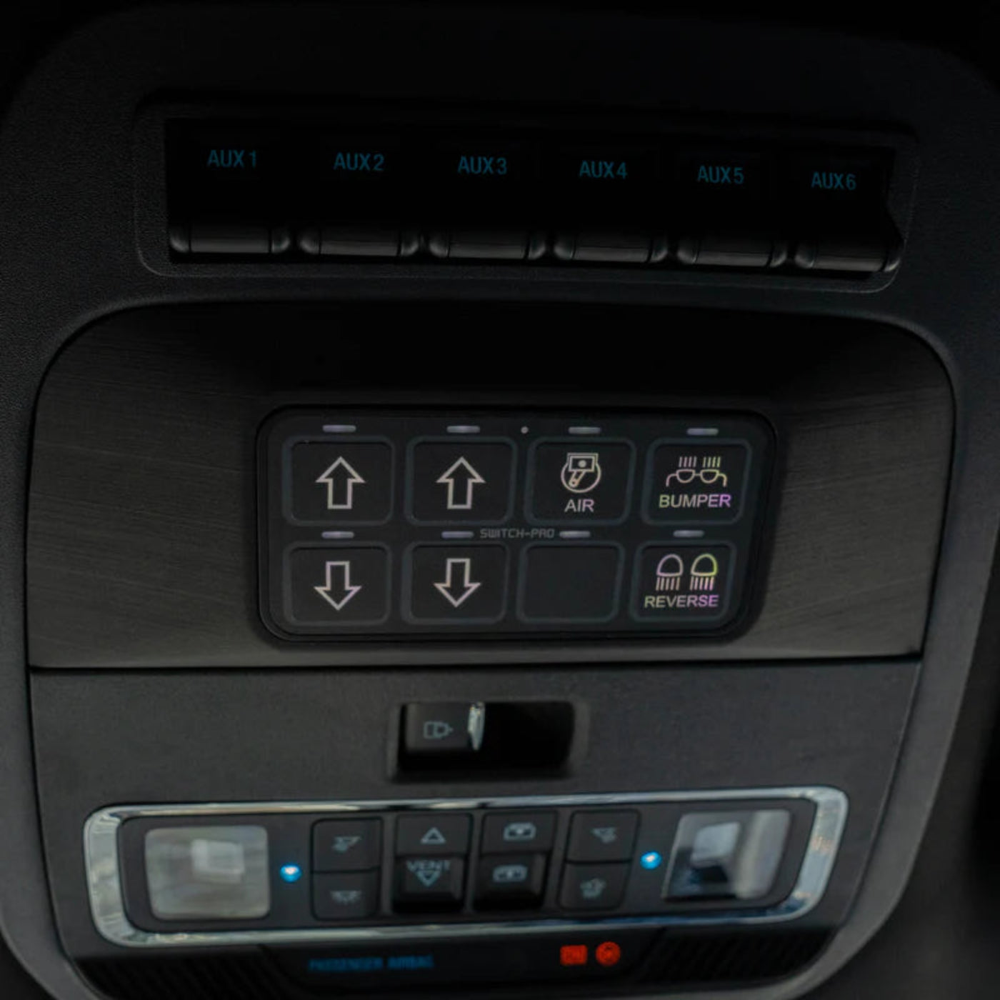 2021-2025 Ford F150/Raptor/Raptor-R SDHQ Built 3D Printed Sunglass Keypad Mount Conversion installed