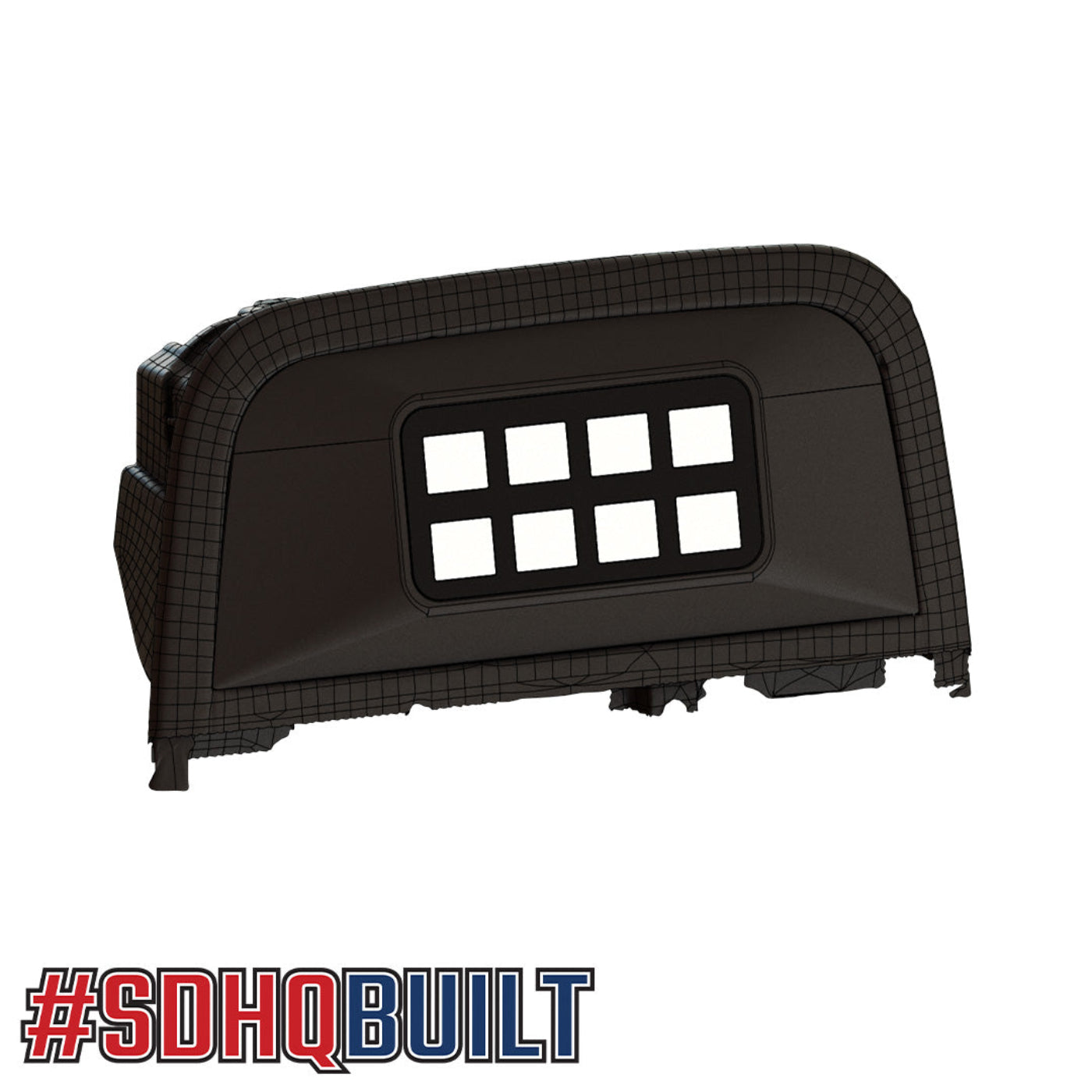 2021-2025 Ford F150/Raptor/Raptor-R SDHQ Built 3D Printed Sunglass Keypad Mount Conversion design