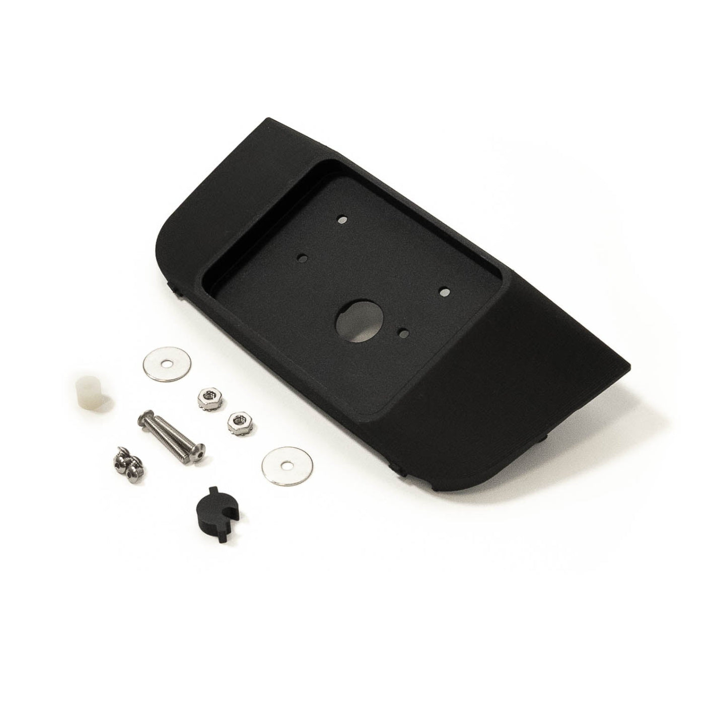 2021-2025 Ford F150/Raptor/Raptor-R SDHQ Built 3D Printed Sunglass Keypad Mount Conversion display of included parts and hardware