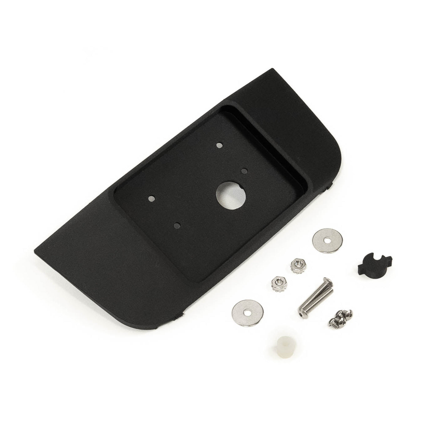 2023-2025 Ford F250/F350 SDHQ Built 3D Printed Sunglass Keypad Mount Conversion display of included parts and hardware
