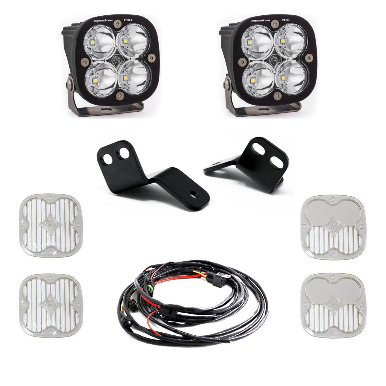 Polaris Squadron Pro A-Pillar Light Kit - Polaris 2014-22 RZR XP 1000; XP Turbo; Turbo S Front View