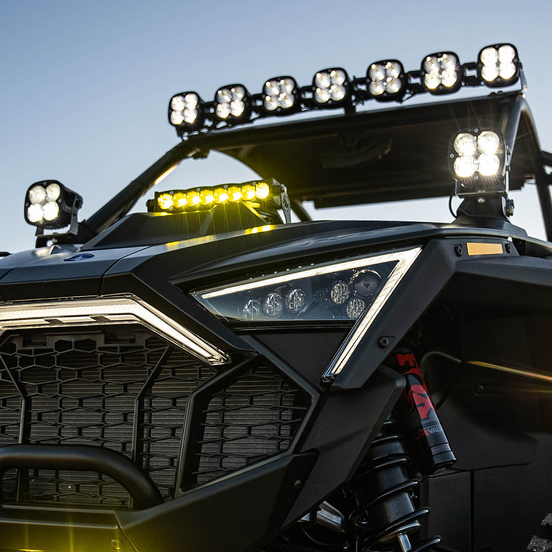 Baja Designs 2022-2024 Polaris RZR Pro R A-Pillar Kit Display on Vehicle