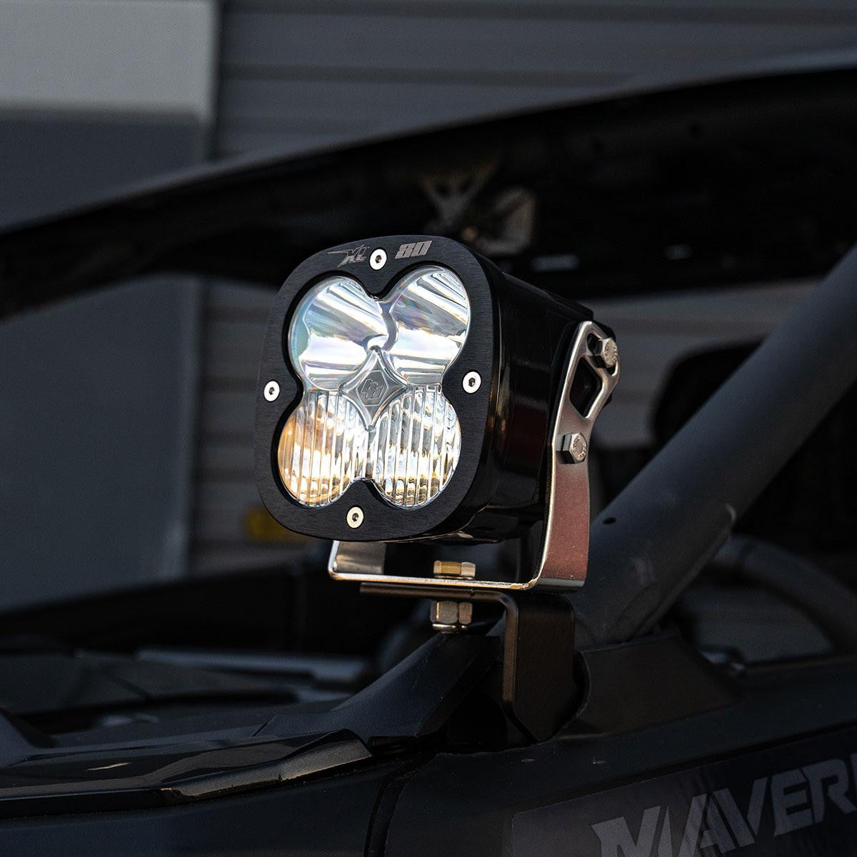Can-Am Maverick R XL80 A-Pillar Kit Close-up Display on Vehicle