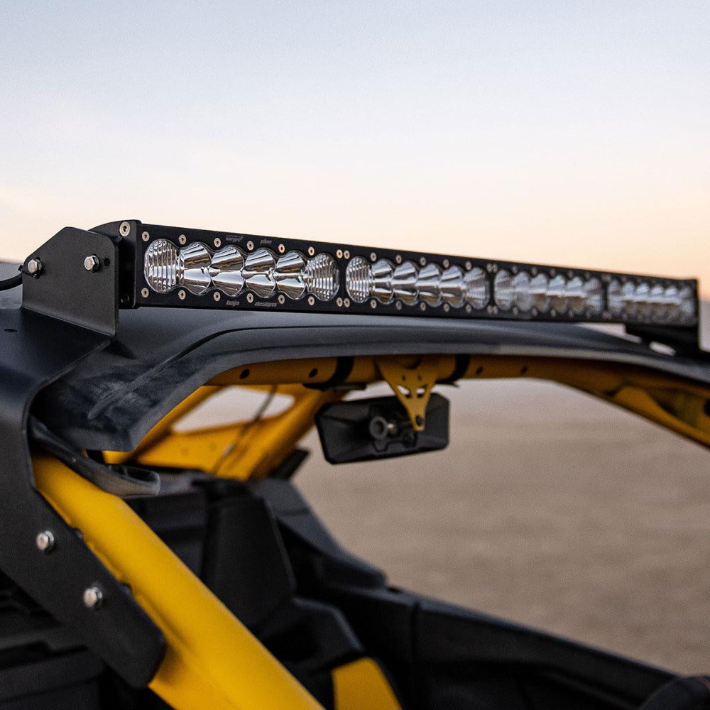 Can-Am Maverick R 40" OnX6+ Roof Mount Kit Close-up Display on Vehicle
