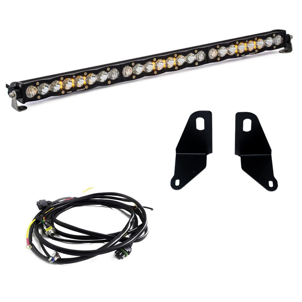S8 30” Behind-the-Grille LED Light Bar Kit - 2022-2026 Chevrolet Silverado 1500